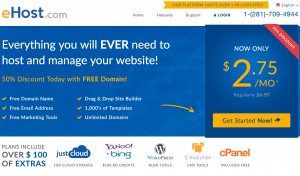 eHost Review 2017 - An Affordable Website Builder?