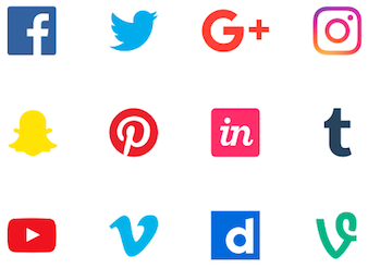 Flat-Social-Icons