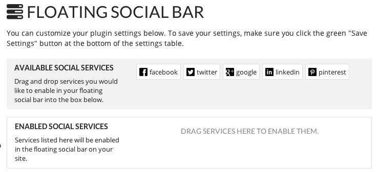 Floating Social Bar